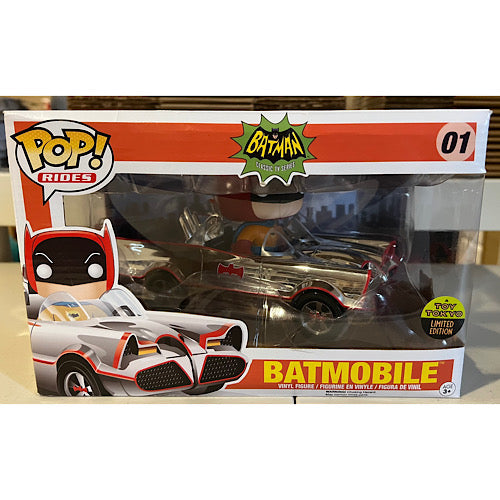 Batmobile, Toy Tokyo Exclusive, Silver Chrome, #01, (Condition 6/10)