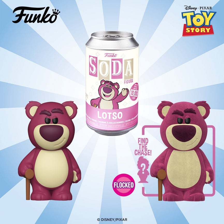 Vinyl SODA: Disney and Pixar's Toy Story 3 - Lotso with Chance at Flocked Chase