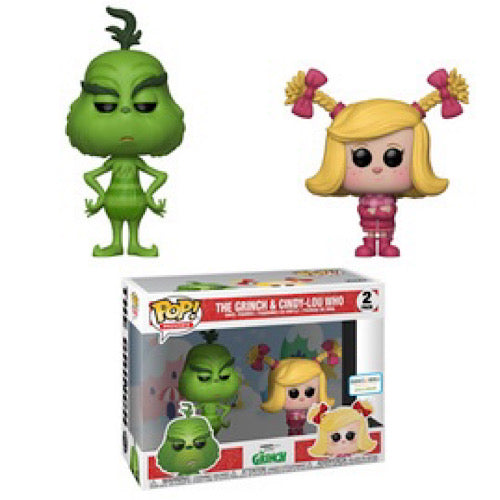 The Grinch & Cindy-Lou Who, 2 Pack, Barnes & Noble Exclusive, (Condition 8/10)