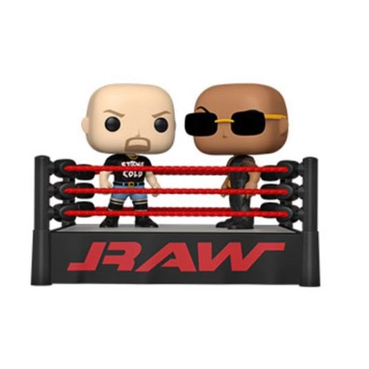 Pop! Moment: WWE - The Rock vs Stone Cold Wrestling, (Condition 7.5/10)