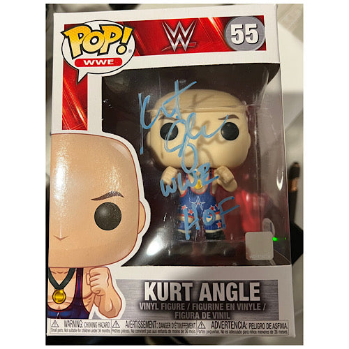 Kurt Angle, Signed COA, #55, (Condition 8/10)