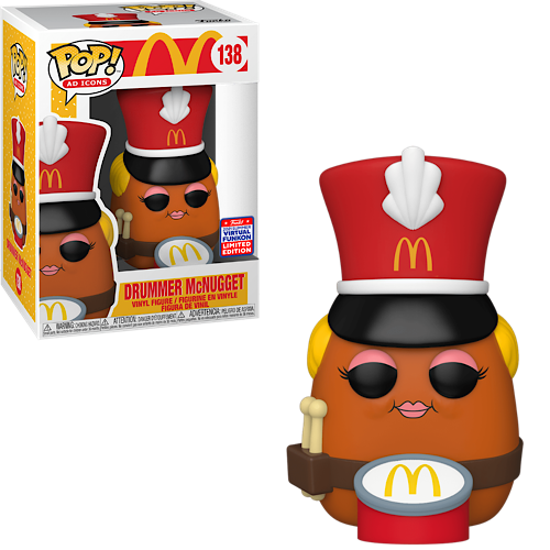 Drummer McNugget, 2021 Funko Summer Convention Exclusive, #138, (Condition 7/10)