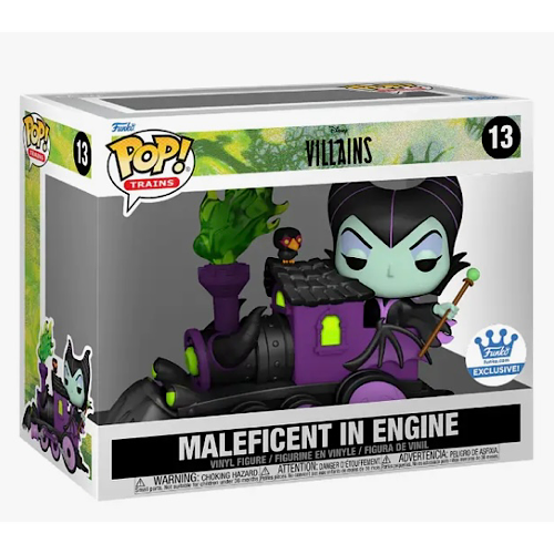 Maleficent In Engine, Trains, Funko Shop Exclusive, #13, (Condition 7.5/10)
