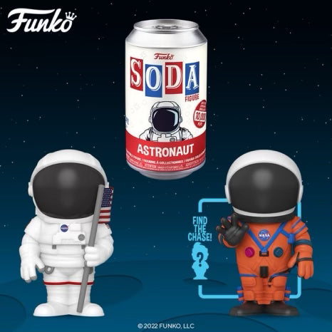 FUNKO - FUNKO SODA NASA ASTRONAUT （CHASE） Amazon.com: Funko Vinyl Soda NASA Astronaut 7,000 Made