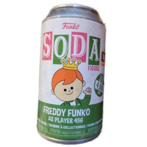 Vinyl SODA: Freddy Funko as Player 456, 2022 Fright Night, LE4000, (Condition Sealed)