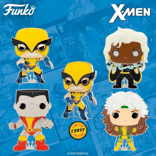 Pin Pop! Pins: Wave 7 - Marvel - X-Men, (Individuals/Full set with chase)