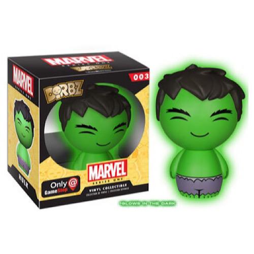 Hulk, Dorbz, Glow, GameStop Exclusive, #003, (Condition 6/10)
