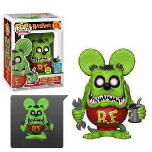 Rat Fink, Glow, 2019 Summer Convention Exclusive, #15, (Condition 8/10)