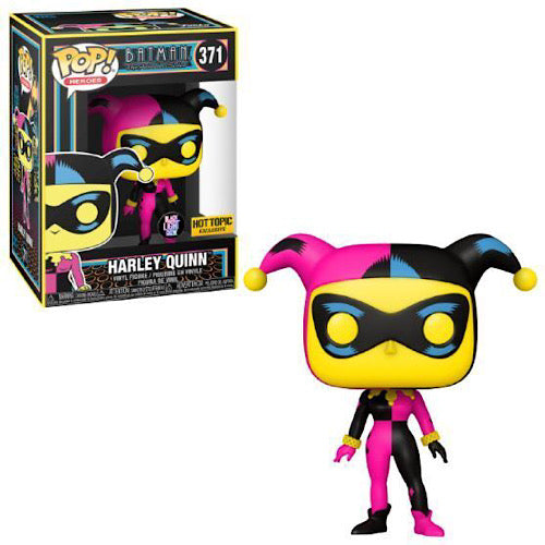 Harley Quinn, Black Light, Glow, Hot Topic Exclusive, #371, (Condition 8/10)