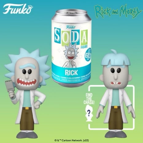 Vinyl SODA: Rick and Morty - Rick w/ chance at Chase, Sealed Can