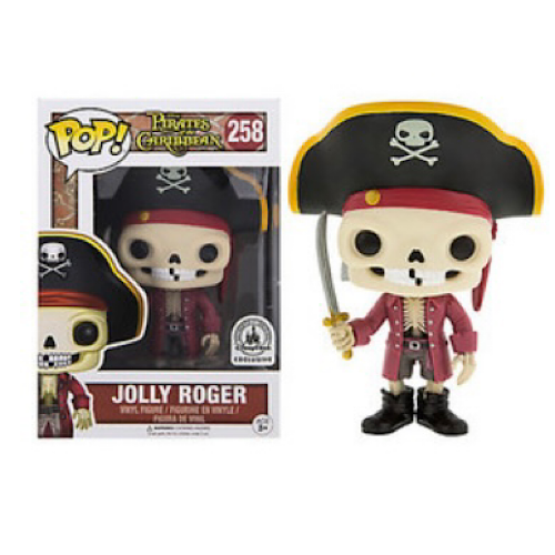 Jolly Roger, Disney Parks Exclusive, #258, (Condition 6.5/10)