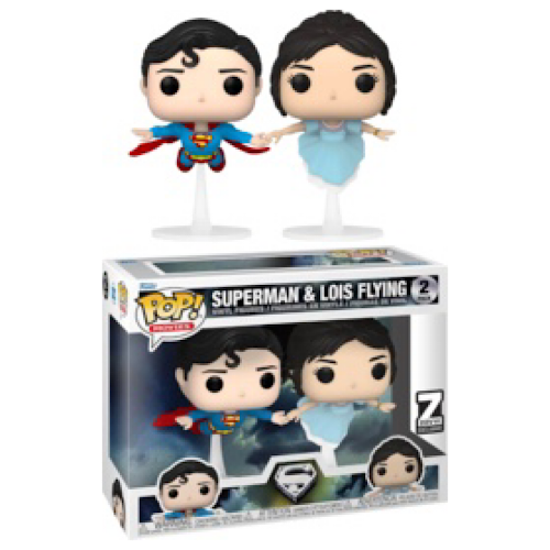 Superman & Lois Flying, 2 Pack, Zavvi Exclusive, (Condition 8/10)