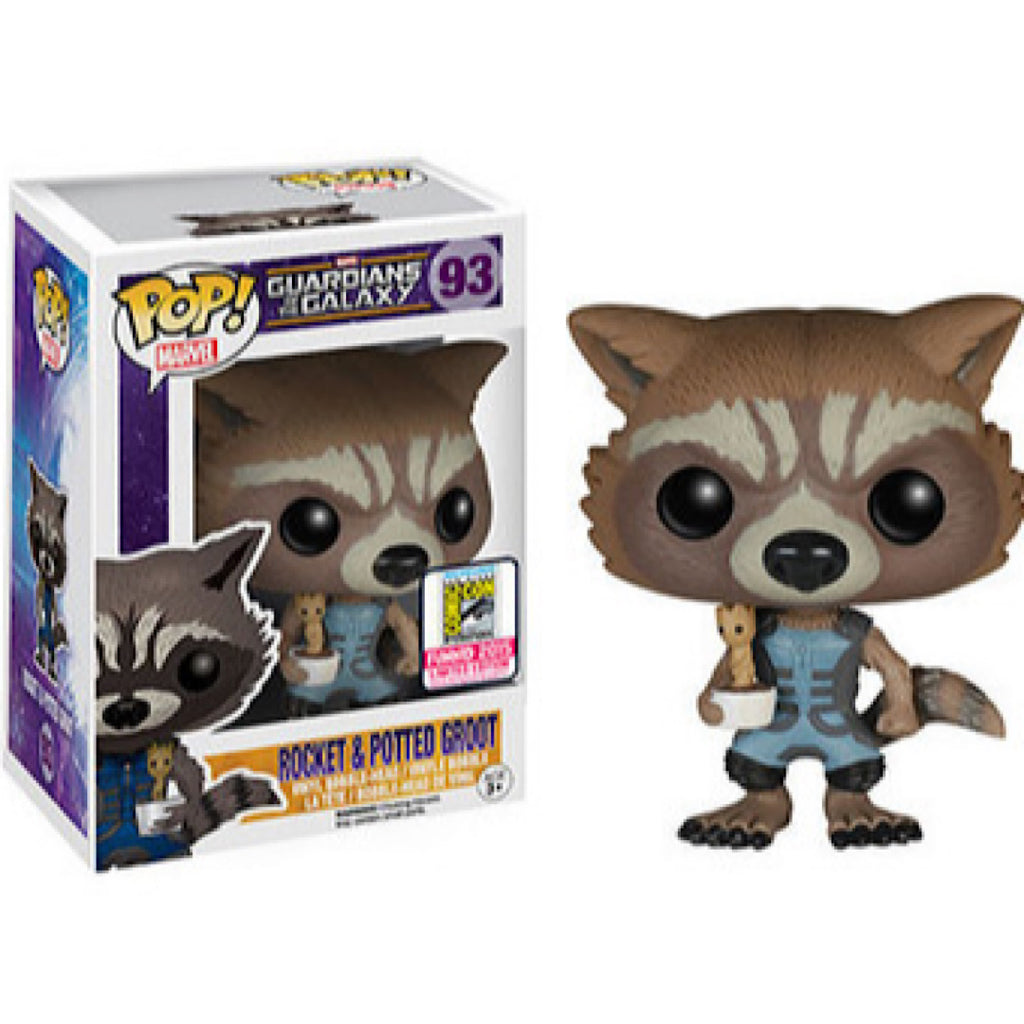 Rocket & Potted Groot, SDCC 2015 Exclusive, #93, (Condition 6/10)
