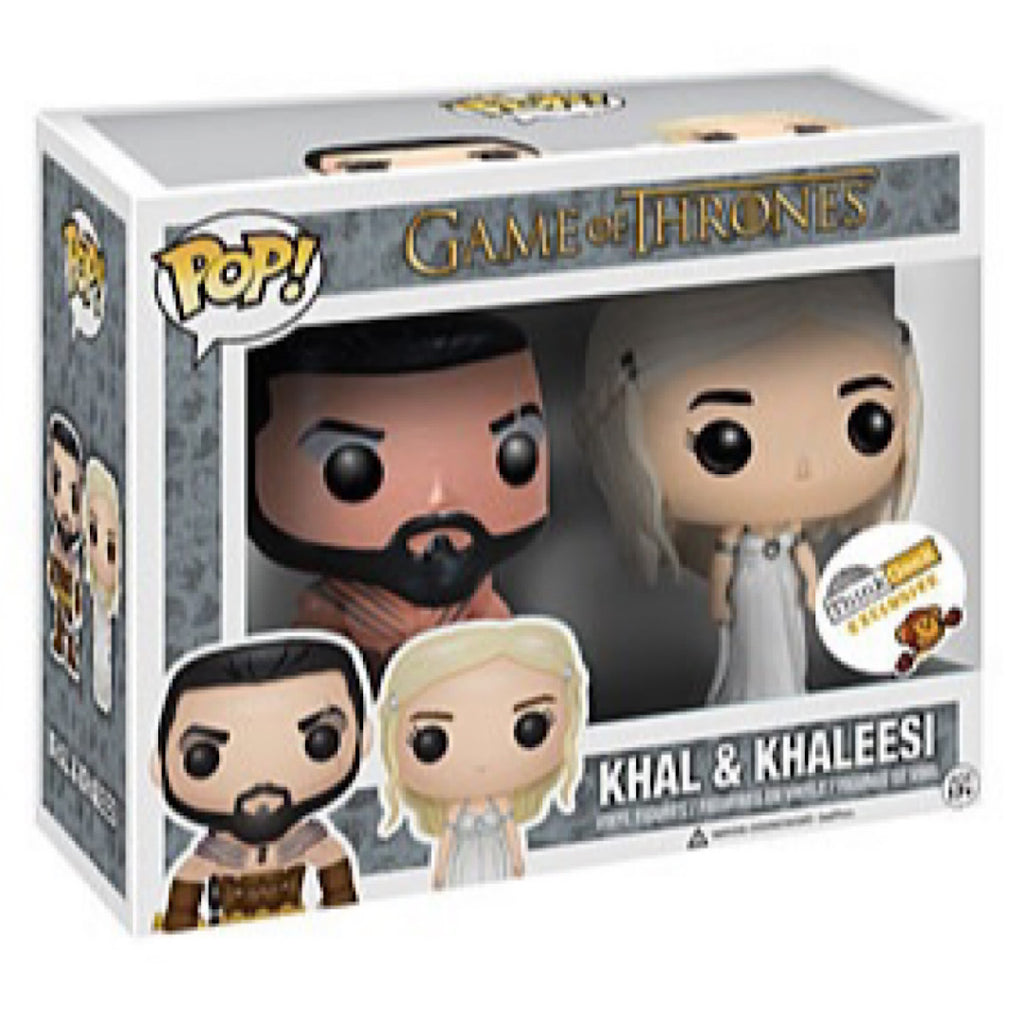 Khal & Khaleesi, Think Geek Exclusive, 2 Pack, (Condition 7/10)