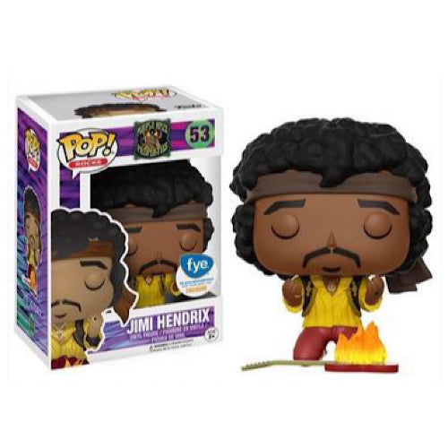 Jimi Hendrix, Burning Guitar, FYE Exclusive, #53, (Condition 8/10)