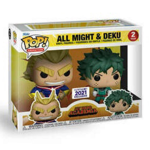 All Might & Deku, FUNimation Exclusive, 2-Pack, (Condition 8/10)