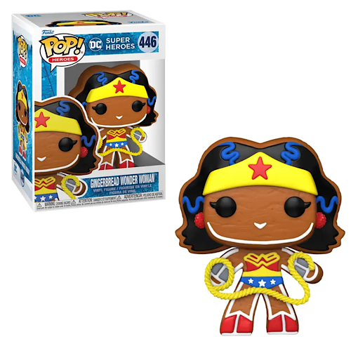 POP! DC: Holiday - Gingerbread Wonder Woman, #446, (Condition 6/10)