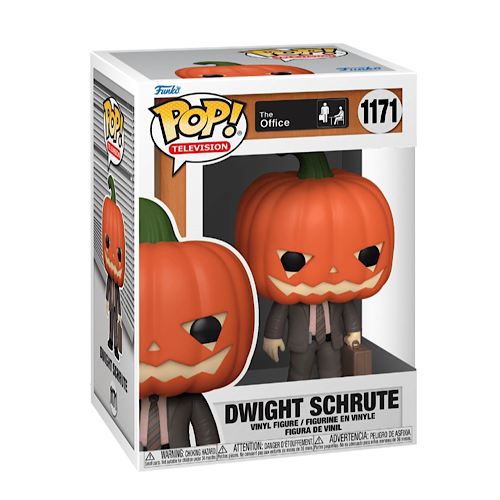 Dwight Schrute, Pumpkinhead, #1171, (Condition 7.5/10)