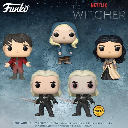 Pop! Television -  The Witcher Set Plus Chase and Singles