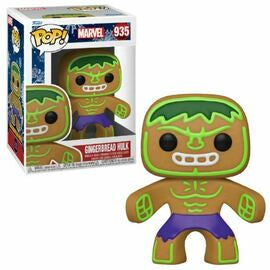 POP! Marvel: Holiday - Gingerbread Hulk, #935, (Condition 7/10)