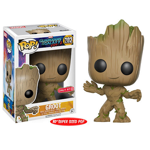 Groot 10 inch, Target Exclusive, #202, (Condition OUT OF BOX)
