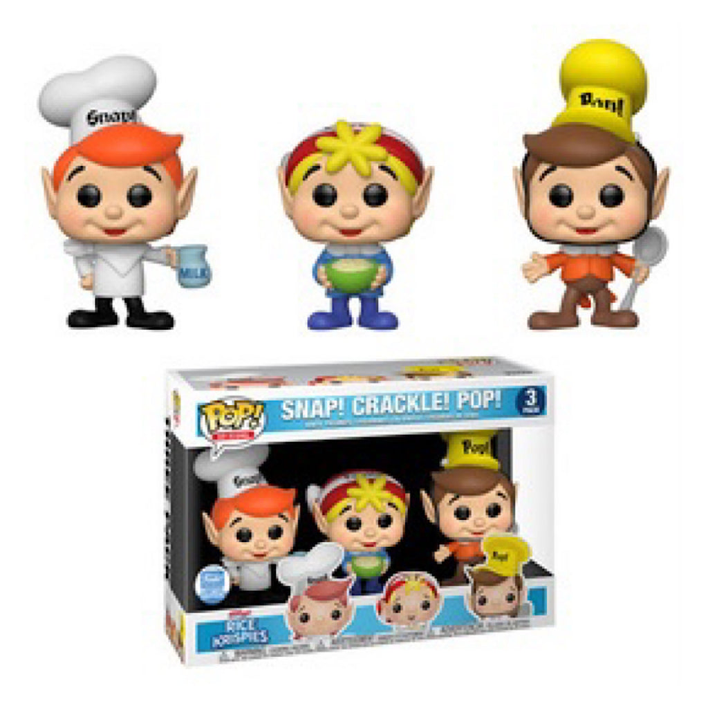 Snap! Crackle! Pop!, Funko Shop Exclusive, 3 Pack, (Condition 7/10)