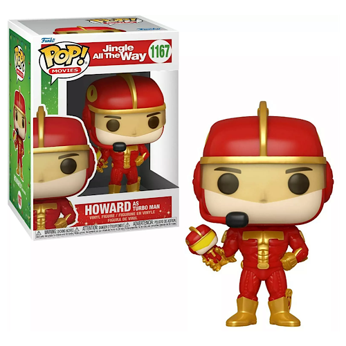 Pop! Movies: Jingle All The Way - Howard as Turbo Man, #1167, (Condition 7/10)