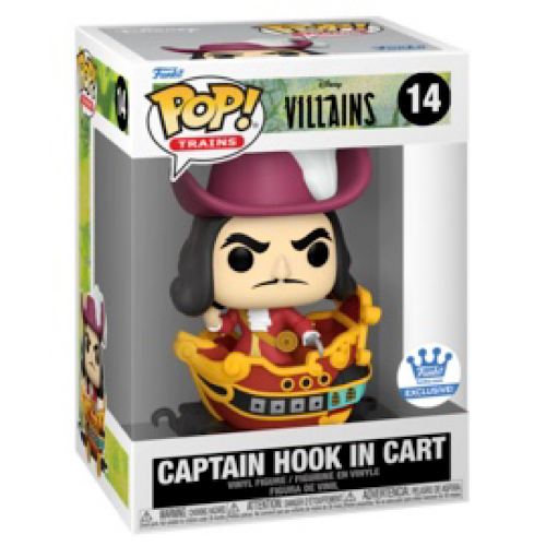 Captain Hook In Cart, Funko Shop Exclusive, #14,  (Condition 8/10)