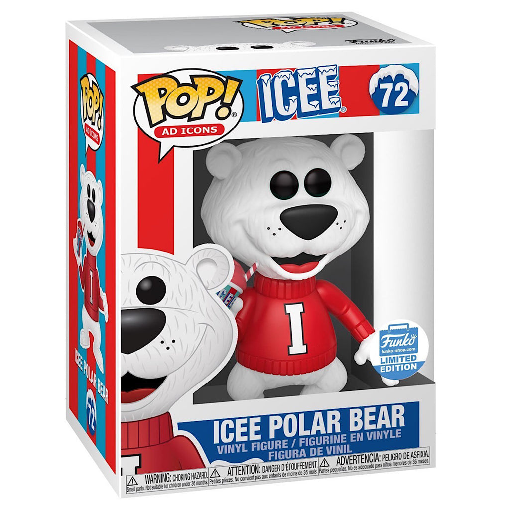 Icee Polar Bear, Funko Shop Exclusive, #72, (Condition 7.5/10)