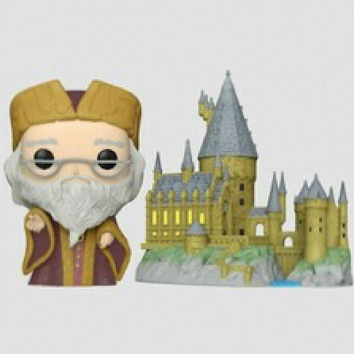 Albus Dumbledore with Hogwarts, Town, #27, (Condition 8/10)