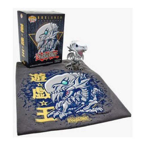 Pop and Tee: Yu-Gi-Oh!: (in sealed box), Blue Eyes White Dragon (Silver), Size 2XL, Box Lunch Exclusive