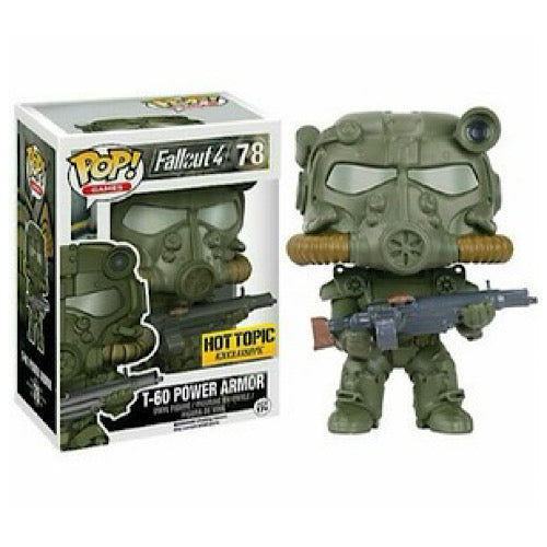 T-60 Power Armor (Green), HT Exclusive, #78, (Condition 7/10)