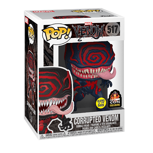 Corrupted Venom, Glow, 2019 L.A. Comic Con Exclusive, #517, (Condition 8/10)