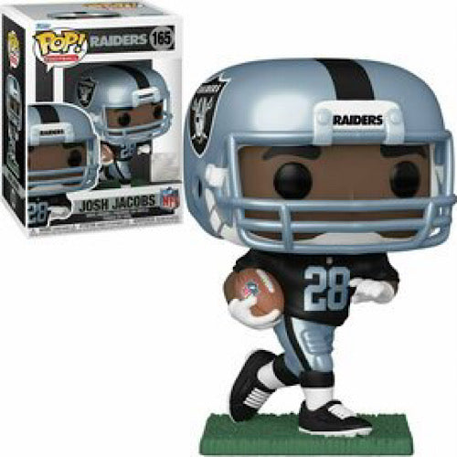 Pop! NFL: Raiders - Josh Jacobs. Home Uniform, #165, (Condition 7/10)