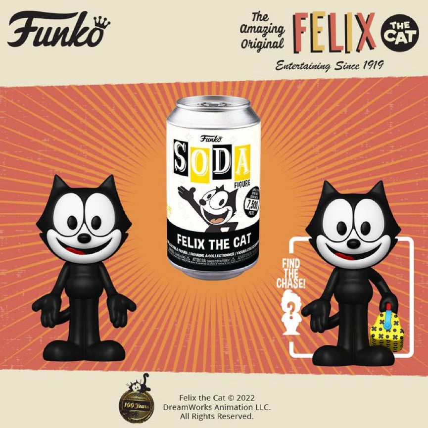 Vinyl SODA: Felix the Cat- Felix with bag of Tricks with Chance at Chase