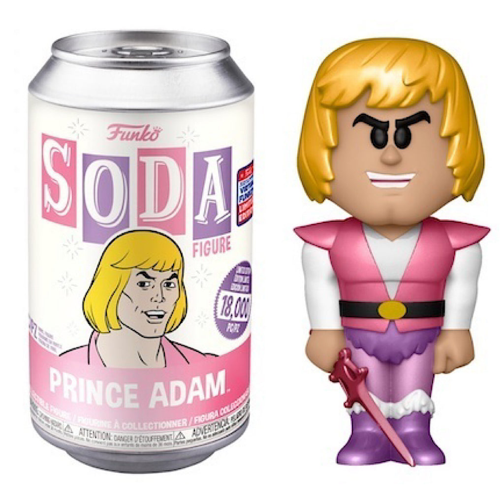 Vinyl SODA: Prince Adam, Chase, Unsealed, 2021 Summer Virtual Funkon Exclusive, (Condition 7.5/10)