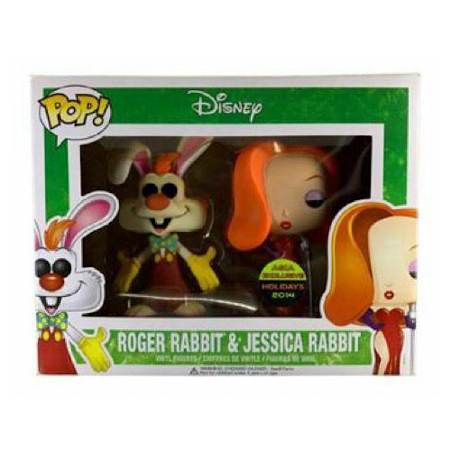 Roger Rabbit & Jessica Rabbit, 2014 Holiday Asia Exclusive, 2-Pack, (Condition 6.5/10)