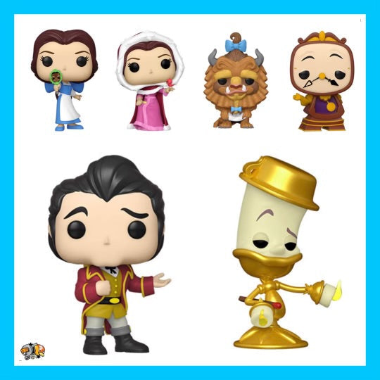 Pop! Disney - Beauty and the Beast 30th Anniversary Set, (Mint w/Protectors)
