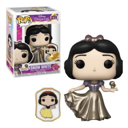 Snow White, (Gold w/Pin), Funko Shop Exclusive, #339, (Condition 8/10)