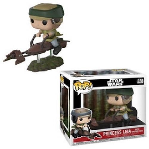 Princess Leia with Speeder Bike, #228, (Condition 7.5/10)